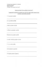 English worksheet: Auxiliary, can-cant