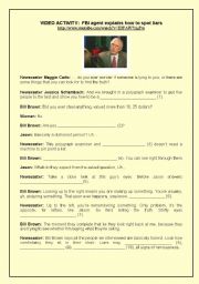 English Worksheet: VIDEO ACTIVITY (with Key): FBI Agent explains how to spot liars
