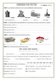 English Worksheet: Preparing for a trip