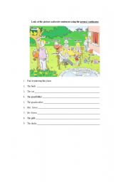 English Worksheet: PRESENT CONTINUOUS