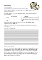 English Worksheet: Writing  a story