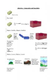 English worksheet: Adjectives - Comparative and Superlative 