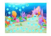 English Worksheet: Under the Sea gameboard