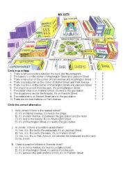 English Worksheet: THIS IS MY CITY 
