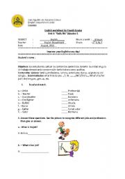 English worksheet: Daily Life