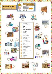 English Worksheet: SUPERMARKET ADVENTURE