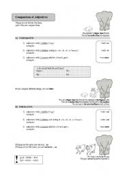 English Worksheet: Comparison of Adjectives