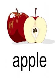 English Worksheet:   Alphabet Flash Cards A-D 