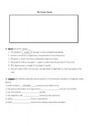 English Worksheet: activities to practice the passive voice
