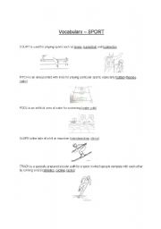 English worksheet: Sport