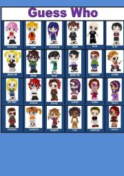 Guess who - buddy poke cards