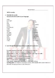 English Worksheet: Hitch movie 