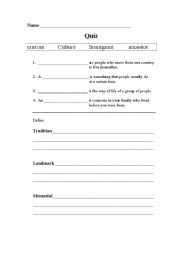 English worksheet: Ways of LIfe