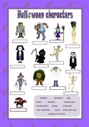 Halloween 2010 set 1 - Characters of Halloween