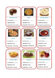 Recipes cards