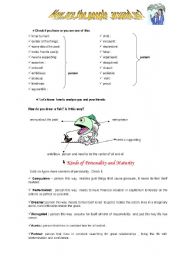 English worksheet: People Around Us