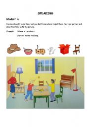 English Worksheet: Speaking Activity