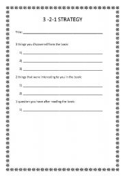 English Worksheet: Reading Comprehension Worksheet