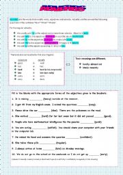 English worksheet: adverbs-a guidance:)