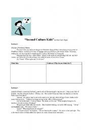 English worksheet: Main Idea