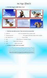 English Worksheet: ice age  part 1