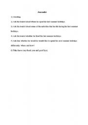 English worksheet: Holidays and holidaying