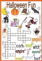 English Worksheet: Halloween Fun