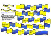 English Worksheet: Follow the Flags - board game teaching similes and metaphors