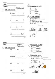 English worksheet: toys