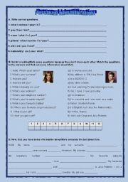 English Worksheet: Personal Identification