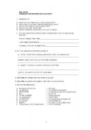 English worksheet: Practing Reported Speech with Hitch (film)