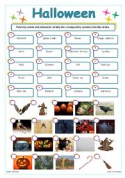 English Worksheet: Halloween