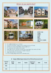 English Worksheet: moving home