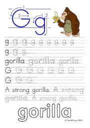 Worksheets and reuploaded Learning Letters Gg and Hh: 8 worksheets