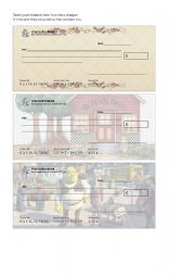 English Worksheet: UK Checks 