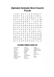 English Worksheet: Wordsearch