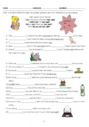 English Worksheet: Simple Past