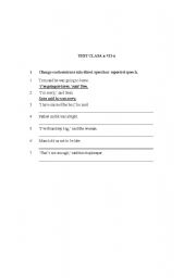 English Worksheet: Worksheet