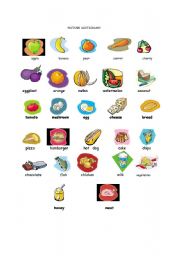 English worksheet: picture dictionary