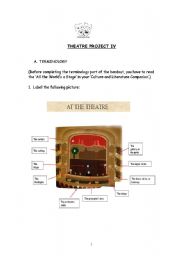 English Worksheet: theater play