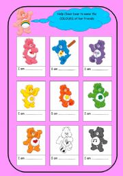 English Worksheet: Colours