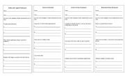 English worksheet: Genre summary bookmark