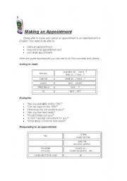 English Worksheet: Meetings