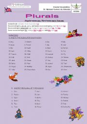 English Worksheet: Plurals