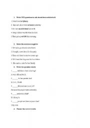 English Worksheet: test