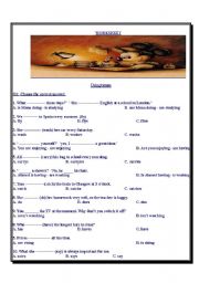 English worksheet: Tenses