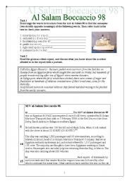 English worksheet: Al Salam Boccassio 