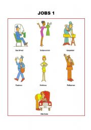 English Worksheet: Jobs