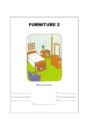 English Worksheet: Furniture 2