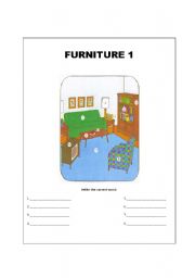 English worksheet: Furniture Vocabulary Practice